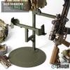 Savior Equipment H.A.B Tactical Gear Stand Helmet Vest Belt Display Rack, Military Gear Holder Plate Carrier Indoor Home Garage Free-Standing Organizer, Olive Drab Green view 4