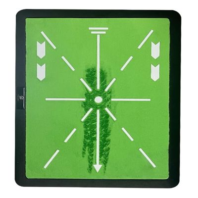 Birdy Golf Swing Mat Trainer - Golf Strike Mat & Divot Board with Velvet Cushion, Shock Absorption & Non-Slip Rubber Base - Golf Practice Mats for Swing Detection, Precision Path Feedback, 11.8"x15.7"