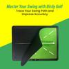 Birdy Golf Swing Mat Trainer - Golf Strike Mat & Divot Board with Velvet Cushion, Shock Absorption & Non-Slip Rubber Base - Golf Practice Mats for Swing Detection, Precision Path Feedback, 11.8"x15.7" view 2