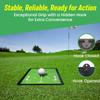 Birdy Golf Swing Mat Trainer - Golf Strike Mat & Divot Board with Velvet Cushion, Shock Absorption & Non-Slip Rubber Base - Golf Practice Mats for Swing Detection, Precision Path Feedback, 11.8"x15.7" view 3
