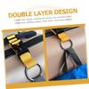 10 Pcs Backpack Hanger Belt for Luggage Adjustable Luggage Straps Belt for Buckle Adjustable Suitcase Belts Luggage Accessories Buckle Straps Portable Travel Bags Imitation Nylon/3530 view 2