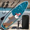 Inflatable Paddle Board for Adults Stand Up Tabla De Paddle Surf Prancha De Paddle for Surfing Rafting,with Premium Sup Accessories & Backpack, Leash, Paddle, Hand Pump (Snowman) view 1