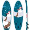 Inflatable Paddle Board for Adults Stand Up Tabla De Paddle Surf Prancha De Paddle for Surfing Rafting,with Premium Sup Accessories & Backpack, Leash, Paddle, Hand Pump (Snowman) view 3