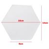 22pcs Surfboard Clear Deck Grip Pad,Clear Deck Grip Pad for Surfboard, DIY Nonslip Traction Surfpad,Waxless Hexagon Traction Surfpad DIY Accessories/3671 view 3