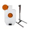 AR500 TAC II Target | American Made Steel for Shooting Range 12" x 20" x 3/8" Reactive Bullseye Shooting Target | Auto Reset | Tall Armored Base view 1