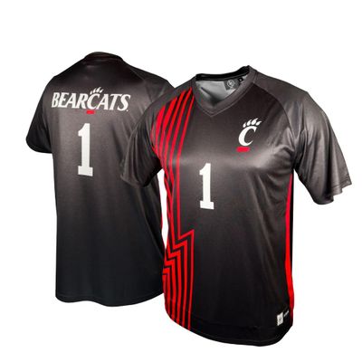Genuine Collective Men's Standard Cincinnati Bearcats Soccer, Black