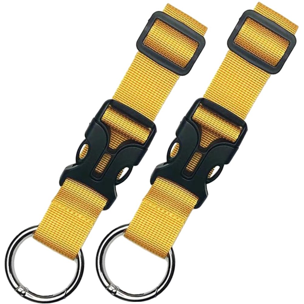 6 Pcs Backpack Hanger Heavy Duty Fixing Straps Heavy Duty Straps Backpack Luggage Strap Adjustable Suitcase Belts Luggage Supplies Luggage Straps Buckle Travel Bags Imitation Nylon/3527