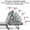 Sleeping Cots for Adults, Folding Camping Cot, Single Person Portable Fold Up Bed with Mattress, 6 Adjustable Positions, Folding Reclining Lounger for Camp, Travel, Beach, Patio, Office, Home Naps view 3