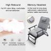 Sleeping Cots for Adults, Folding Camping Cot, Single Person Portable Fold Up Bed with Mattress, 6 Adjustable Positions, Folding Reclining Lounger for Camp, Travel, Beach, Patio, Office, Home Naps view 4
