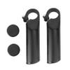 BESPORTBLE 6pcs Frosted Aluminum Alloy Rest Handlebars for and Lightweight Ends Easy Installation for Handlebars Black view 1