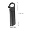 BESPORTBLE 6pcs Frosted Aluminum Alloy Rest Handlebars for and Lightweight Ends Easy Installation for Handlebars Black view 4