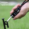 EXCBIOZ Reflective Camping Rope with Aluminum Adjuster Tensioners Outdoor Guy Line Tent Guy Rope with Pulley Easy to Use view 3