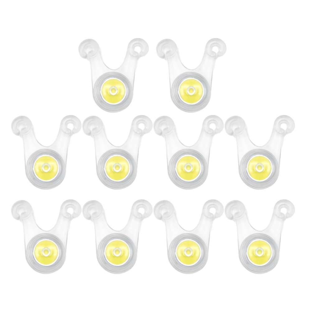 EXCBIOZ 10Pcs Rope Hanging Light Outdoor Silicone Camp Tent String Rope Warning Lights Camping Warning Guard Camping Lights