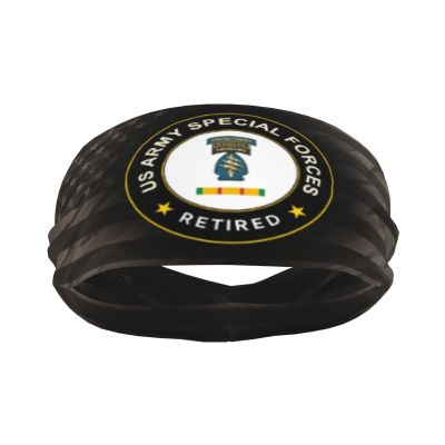 Piguncle US Special Forces Vietnam Service Combat Retired 3 Sports Sweatband Defense Zone: Premium Quality Headbands for Active Lifestyles