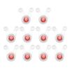 EXCBIOZ 10Pcs Rope Hanging Light Outdoor Silicone Camp Tent String Rope Warning Lights Camping Warning Guard Camping Lights view 1