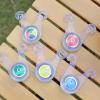 EXCBIOZ 10Pcs Rope Hanging Light Outdoor Silicone Camp Tent String Rope Warning Lights Camping Warning Guard Camping Lights view 4
