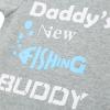 Cnins Baby Fisherman Outfits Daddys New Fishing Buddy Newborn Baby Fishing Jersey (CN-DGB,6-12M) view 2