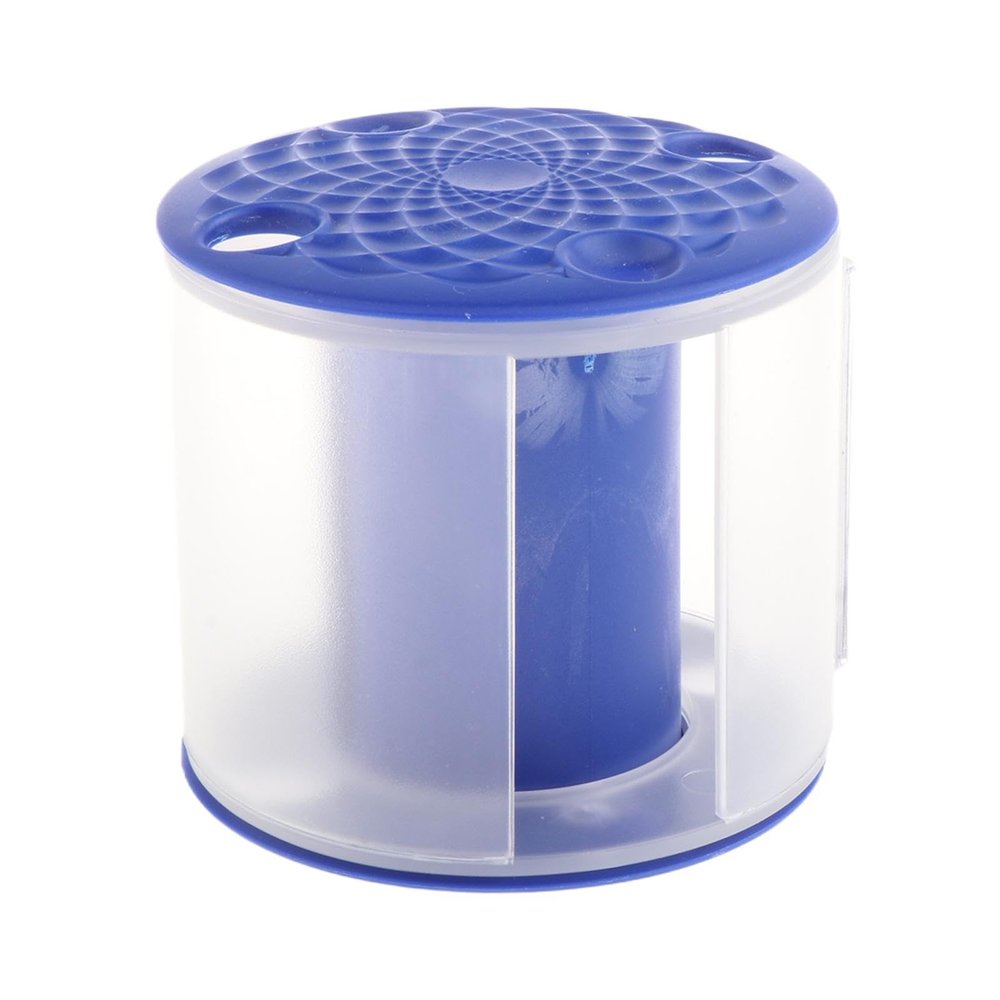 Zxpjkyu Gymnastics Ribbon Winder, Dance Ribbon Storage Case, Portable Winding Machine, Gymnastics Equipment, Storage Box, Blue