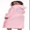 UrHot Womens Hooded Plush Bathrobe Warm Fleece Soft Long Robe Fuzzy Full Length Gown Shower Spa House Kimono for Women view 2
