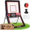 ZEALFEEL Lacrosse Rebounder for Backyard with 5 Adjustable Angles, 4x7FT view 1