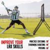ZEALFEEL Lacrosse Rebounder for Backyard with 5 Adjustable Angles, 4x7FT view 4