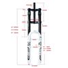 LvTu Mountain Bike Suspension Fork 26 27.5 29 Inch 00908B-34 AIR Double Shoulder for DH, Downhill, XC Offroad, Bike(Purple,26 inch) view 2
