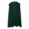 Lmdudan Unisex Mens Medieval Cape Cloak with Hood Renaissance Costuems Halloween Cosplay Tunic Gothic Witch Party Cape view 3
