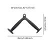 Colaxi Triceps Pushdown Bar V Handle Triceps Pull Down Bar Workout Weight Lifting V Shaped Bar Home Gym Cable Attachment Accessories view 2