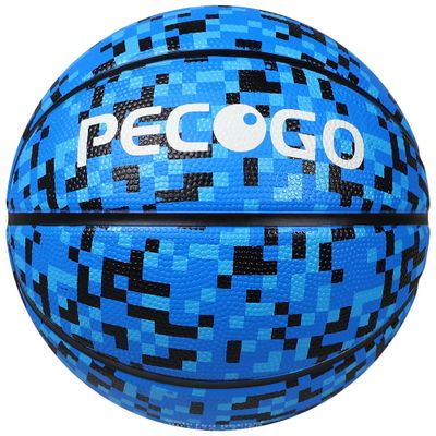 PECOGO Rubber Basketball 22" Size 3 Outdoor Indoor Basketball Ball for Kids Youth Boys and Girls Gift Ideas(Without Pump)