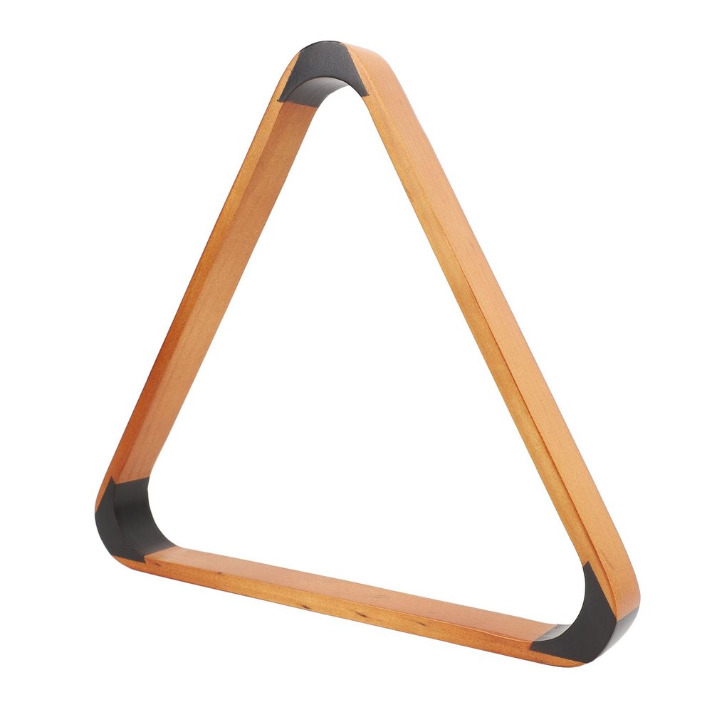 Fabater Solid Wood Billiard 8-Ball Triangle / 9-Ball Diamond Pool Ball Racks for 2-1/4" Pool Balls, Pool Table Accessories (Yellow)
