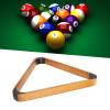 Fabater Solid Wood Billiard 8-Ball Triangle / 9-Ball Diamond Pool Ball Racks for 2-1/4" Pool Balls, Pool Table Accessories (Yellow) view 2