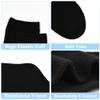 SPTRAMLE Boys Socks, 24 Pairs Kids Socks for Toddler Girls 7-10 Years Boys Crew Multipack Athletic White Black Grey view 3