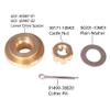 Boat Engine 6G1-45987-01 6G1-45987-02 6N0-G5987-10 Lower Drive Spacer, 90201-10M01 Plain Washer, 90171-10M01 Castle Nut, 91490-30020 Cotter Pin for Yamaha 6HP 8HP 9.9HP F9.9 F6 F8 Propeller view 4