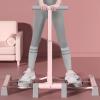 SGeneE Pink Leg Exercise Equipment Cardio Trainer, Durable Total Body Exerciser with Mat& Adjustable Rods, Interesting Ski Exercise Machine view 2