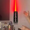 Lightsaber Wall Mount with Pattern, Wooden Lightsaber Stand for Lightsaber Display, Vertical Lightsaber Wall Mount Holder for Most Lightsaber Displays, Gift for Lightsaber Collectors (04) view 3