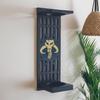 Lightsaber Wall Mount with Pattern, Wooden Lightsaber Stand for Lightsaber Display, Vertical Lightsaber Wall Mount Holder for Most Lightsaber Displays, Gift for Lightsaber Collectors (04) view 4