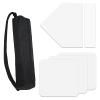 BIYQFCR White Baseball Home Plate Baseball Bases 5 Piece Set for Kids and Adults Build Strength and Flexibility for Baseball Softball Softball Backyard Playground School Practice view 1