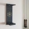 Lightsaber Wall Mount with Pattern, Wooden Lightsaber Stand for Lightsaber Display, Vertical Lightsaber Wall Mount Holder for Most Lightsaber Displays, Gift for Lightsaber Collectors (05) view 1