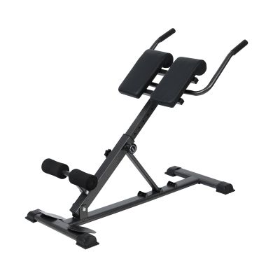 sxvbdway Hyperextension Roman Chair, Strength Training Adjustable Benches Back Extension Benches, Waist Extension Workout, Buttocks Machine, Sit Up Gym Benches Home Men Women Full Body Black