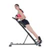 sxvbdway Hyperextension Roman Chair, Strength Training Adjustable Benches Back Extension Benches, Waist Extension Workout, Buttocks Machine, Sit Up Gym Benches Home Men Women Full Body Black view 2