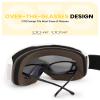 SNOWER Kids Ski Goggles, Anti-Fog Snow Goggles with OTG Design, 100% UV Protection, HD Lens for Kids Boys Girls view 3
