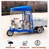 DEOPXF Adult Tricycle Cover Outdoor Waterproof Electric Tricycle Awning Sanbengzi Canvas Rain Cover Sturdy Frame Windproof Applicable to All Seasons(Blue,39.4in) view 3