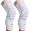 COOLOMG Knee Pads Wrestling Basketball Football Volleyball Youth Kids Adult Protective Knee Compression Sleeves White M view 1