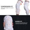 COOLOMG Knee Pads Wrestling Basketball Football Volleyball Youth Kids Adult Protective Knee Compression Sleeves White M view 4