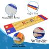 Naissgo 4-in-1 Tabletop Curling, Shuffleboard, Bowling & Cornhole Game - 47"(120x30cm) Family Game Set for All Ages - Easy Setup & Compact Design, Great for Home & Outdoor Fun view 3