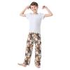 ALAZA Oil Painting Puppy Dog Pajama Pants Long Sleep Pant Pajama Bottoms Elastic Waist with Pockets 11-12 Years view 3