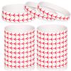 XIHIRCD 20pcs Baseball Bracelets, Silicone Softball Wristbands Motivational Sports Ball Bracelets Party Sports Events Team Favors for Men Women Baseball Players view 1