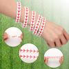 XIHIRCD 20pcs Baseball Bracelets, Silicone Softball Wristbands Motivational Sports Ball Bracelets Party Sports Events Team Favors for Men Women Baseball Players view 4
