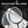 MBFISH Badminton Racket Set, Equipped with 1 Carbon Fiber Badminton Racket, 3 Shuttlecocks, 2 Replacement Grips, and 1 Badminton Bag - PHOT Series Perfect for Outdoor Sports 5U Sound Velocity 1P view 3