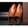 CPMBFDC Men's Oxford Shoes Comfortable Fashion Pointed Toe Dress Oxfords Shoes Classic Men's Oxford Dress Shoes (Brown,13) view 2